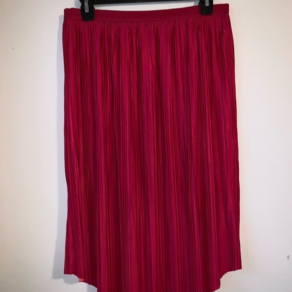 Spring summer flowing ribbed skirt - Picture 5 of 5